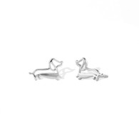 Boma, Sterling Silver, Earring, Dog